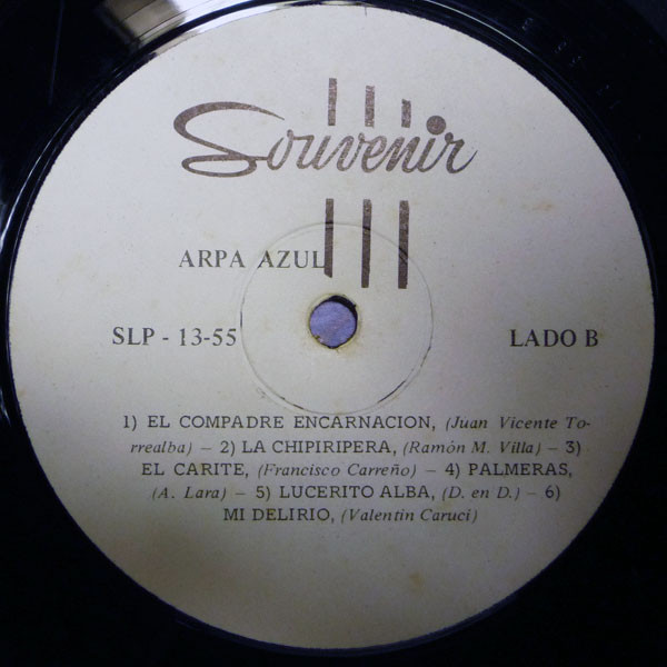 Candido Herrera , Los Copleros Del Camino Y Valentin Caruci - Arpa Azul | Souvenir (SLP-13-55) - 4
