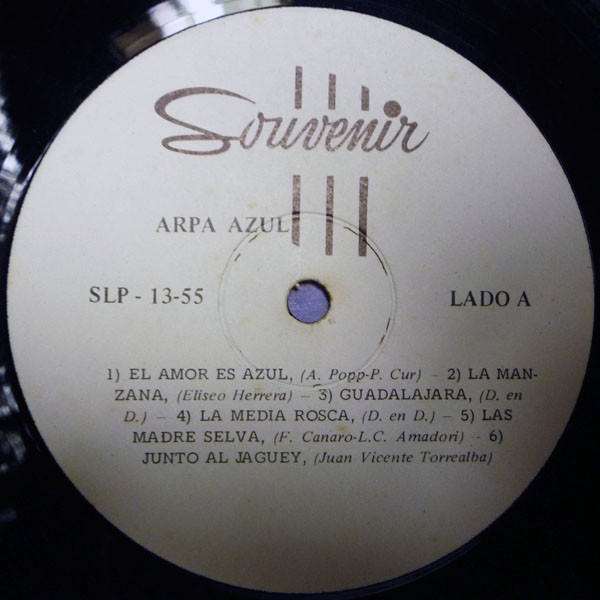 Candido Herrera , Los Copleros Del Camino Y Valentin Caruci - Arpa Azul | Souvenir (SLP-13-55) - 3
