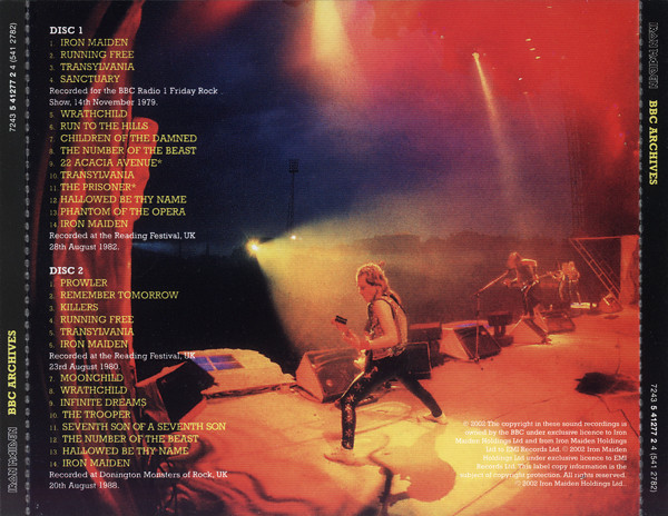 Iron Maiden - BBC Archives | EMI (7243 5 41277 2 4) - 4