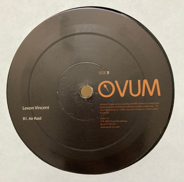 Levon Vincent - Love Technique / Air Raid | Ovum Recordings (OVM-172) - 4