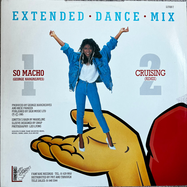 Sinitta - So Macho! | Fanfare Records (12 FAN 7) - 2