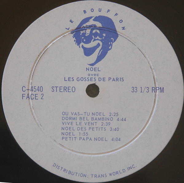 Les Gosses de Paris - Noël | Le Bouffon (C-4540) - 4