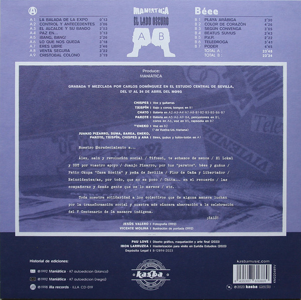 Maniatica - El Lado Oscuro | Kasba Music (KM220489V) - 2 Maniatica - El Lado Oscuro | Kasba Music (KM220489V) - 2