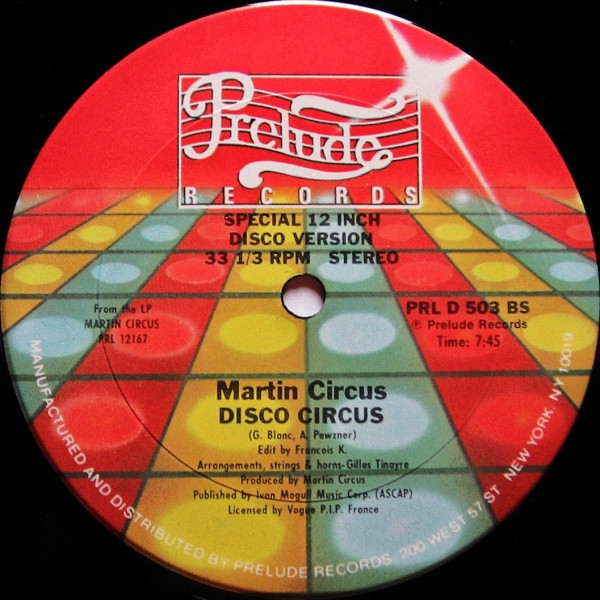 Martin Circus - Before It Gets Dark / Disco Circus | Prelude Records (PRL D 503) - 2 Martin Circus - Before It Gets Dark / Disco Circus | Prelude Records (PRL D 503) - 2