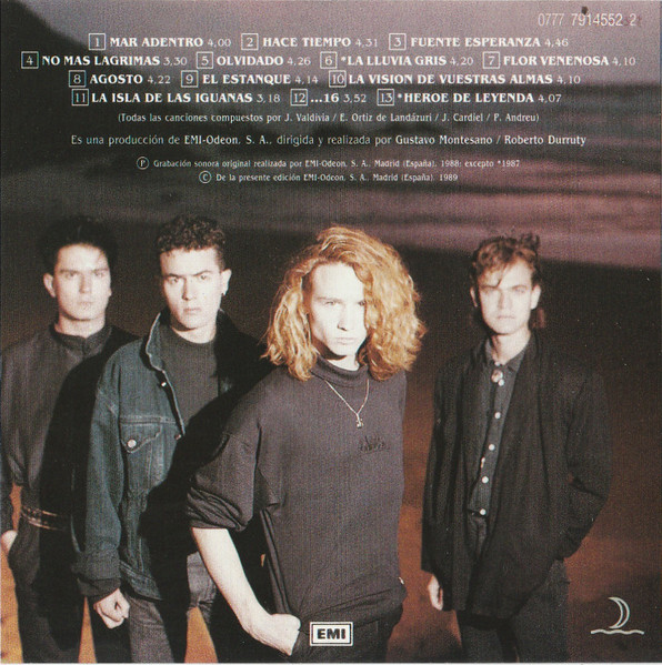 Héroes Del Silencio - El Mar No Cesa | EMI (0777 7914552 2) - 2
