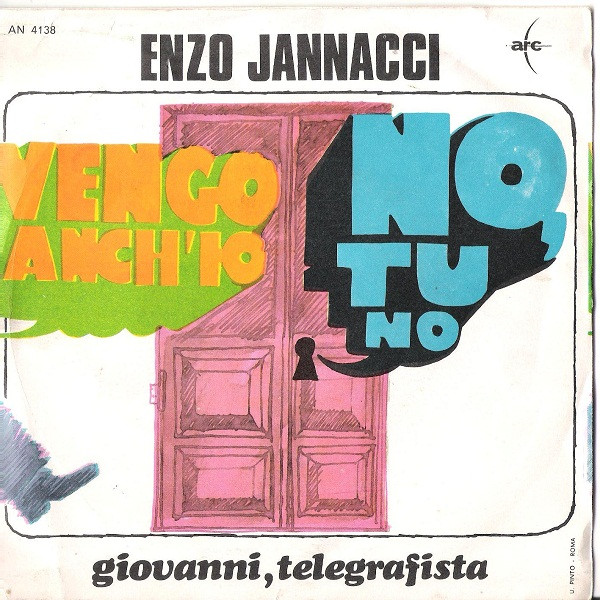 Enzo Jannacci - Vengo Anch'io. No, Tu No | Arc (AN 4138) - 2