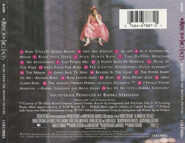 Barbra Streisand / Marvin Hamlisch - The Mirror Has Two Faces | Columbia (CK 67887) - 2 Barbra Streisand / Marvin Hamlisch - The Mirror Has Two Faces | Columbia (CK 67887) - 2