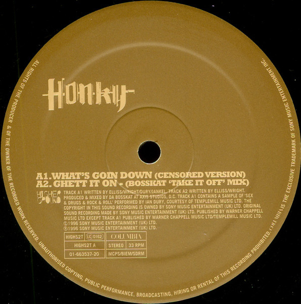 Honky - What's Goin Down | Higher Ground (HIGHS 2T) - 2 Honky - What's Goin Down | Higher Ground (HIGHS 2T) - 2