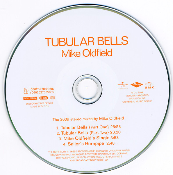 Mike Oldfield - Tubular Bells | Mercury (0602527035055) - 3