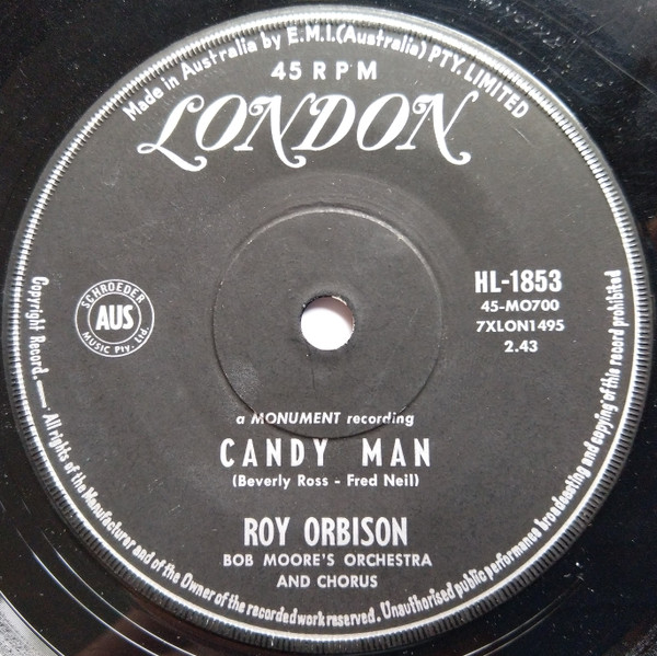 Roy Orbison - Crying | London Records (HL-1853) - 2