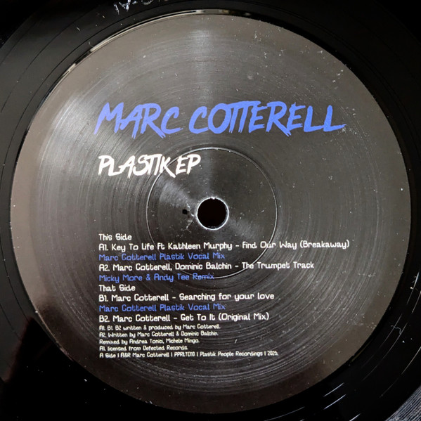 Marc Cotterell - Plastik EP | Plastik People Limited (PPLTD10) Marc Cotterell - Plastik EP | Plastik People Limited (PPLTD10)