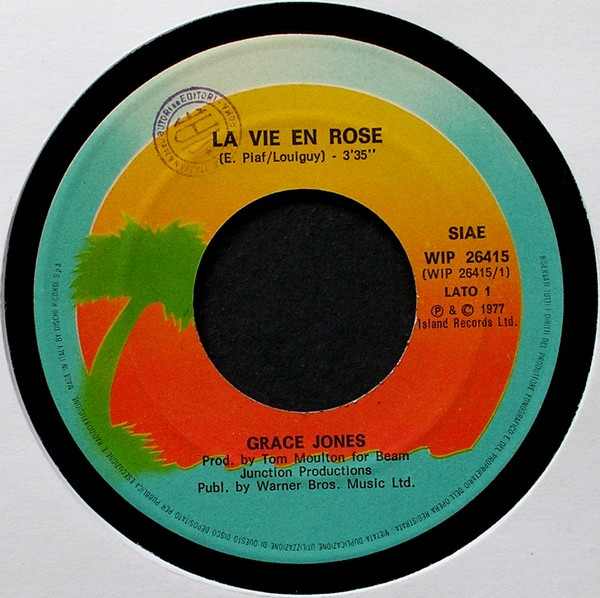 Grace Jones - La Vie En Rose | Island Records (WIP 26415) - 3