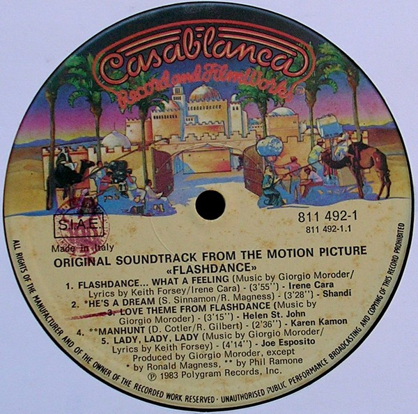 Various - Flashdance (Original Soundtrack From The Motion Picture) | Casablanca (811492-1) - 3