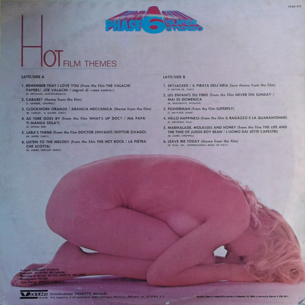 Armando Sciascia Orchestra - Hot Film Themes | Phase 6 Super Stereo (VPAS 910) - 2 Armando Sciascia Orchestra - Hot Film Themes | Phase 6 Super Stereo (VPAS 910) - 2