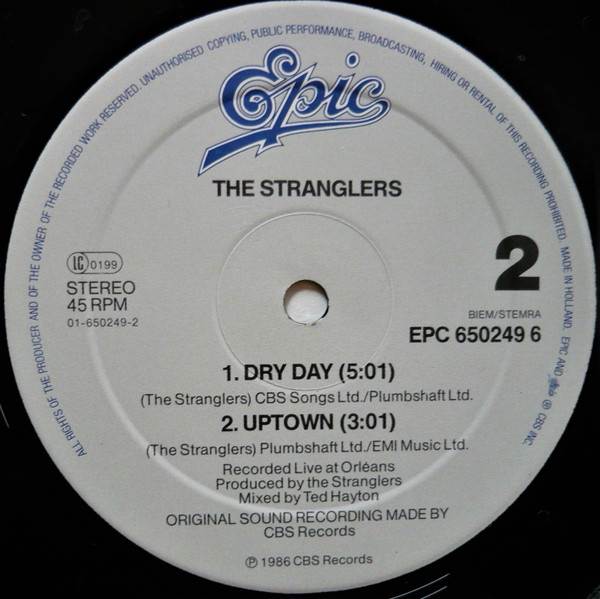 The Stranglers - Big In America (Texas Mix) | Epic (EPC 650249 6) - 4 The Stranglers - Big In America (Texas Mix) | Epic (EPC 650249 6) - 4