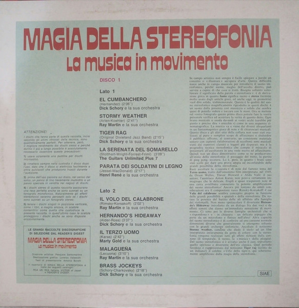 Various - La Magia Della Stereofonia (La Musica In Movimento) | Reader's Digest (RDIS 39-(9)) - 3 Various - La Magia Della Stereofonia (La Musica In Movimento) | Reader's Digest (RDIS 39-(9)) - 3