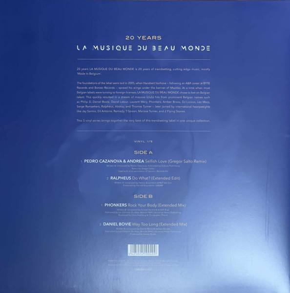 Various - 20 Years La Musique Du Beau Monde 1/5 | La Musique Du Beau Monde (LMDBMV25-7) - 2