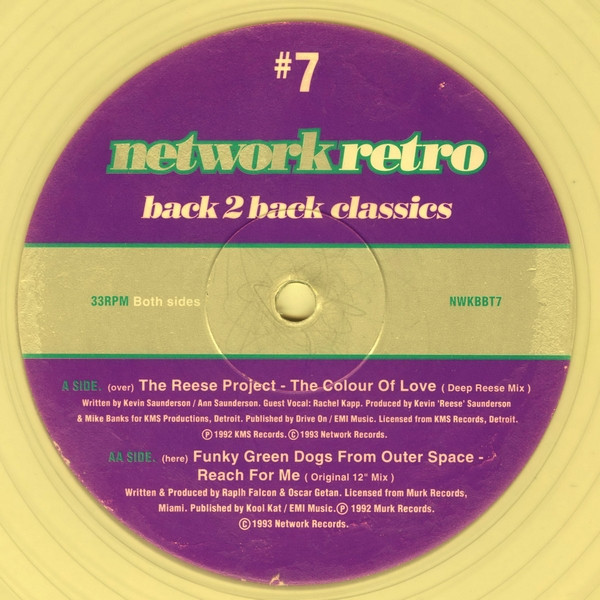 The Reese Project / Funky Green Dogs - Network Retro #7 - Back 2 Back Classics | Network Records (NWKBBT7)