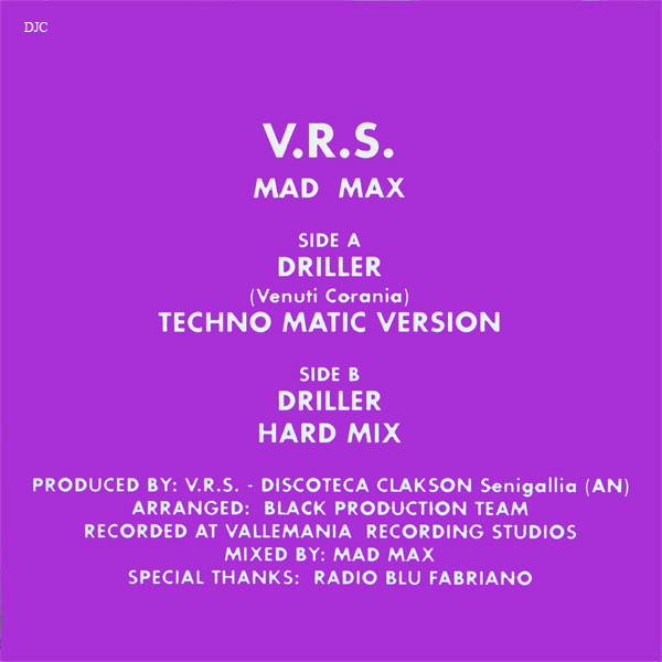 Mad Max - Driller | Vrs (VRS 022) - 2