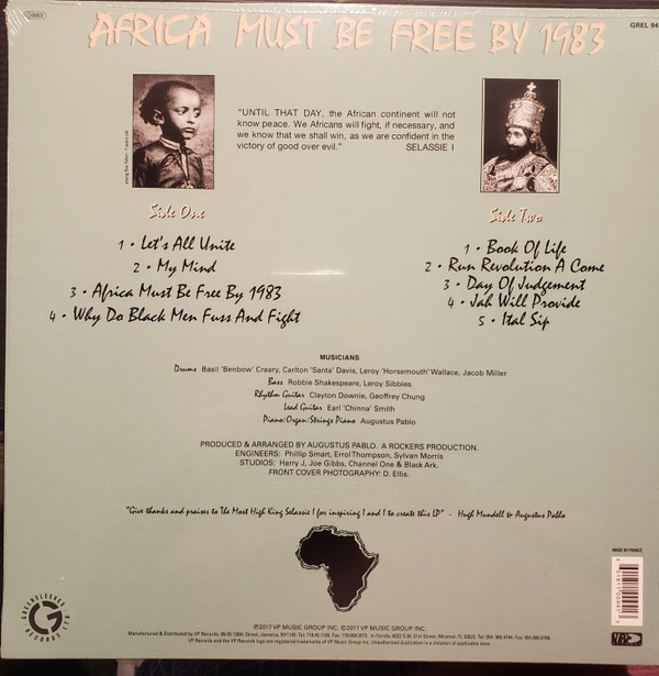 Hugh Mundell - Africa Must Be Free By 1983. | Greensleeves Records (GREL 94) - 2 Hugh Mundell - Africa Must Be Free By 1983. | Greensleeves Records (GREL 94) - 2