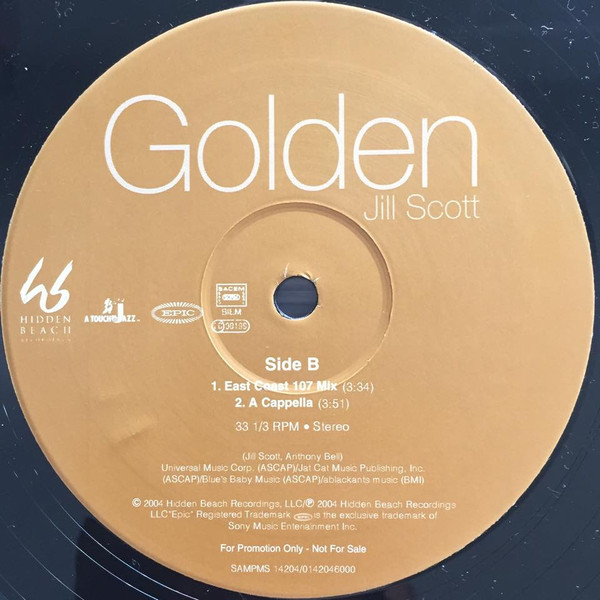Jill Scott - Golden | Epic (SAMPMS 14204) - 4