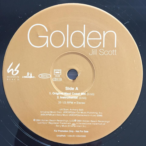 Jill Scott - Golden | Epic (SAMPMS 14204) - 3