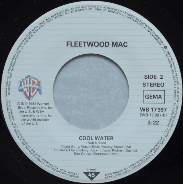 Fleetwood Mac - Gypsy | Warner Bros. Records (WB 17 997) - 4