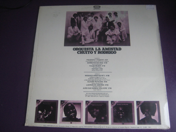 Orquesta La Amistad - Chuito Y Rodrigo | Movieplay (15.2035/1) - 2
