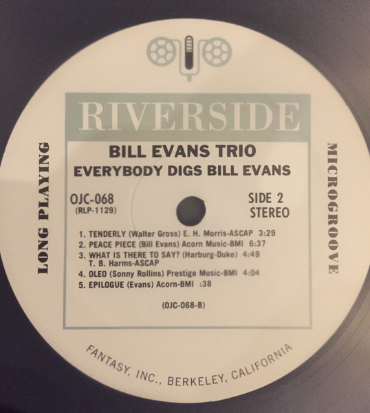 The Bill Evans Trio - Everybody Digs Bill Evans | Original Jazz Classics (OJC-068) - 4