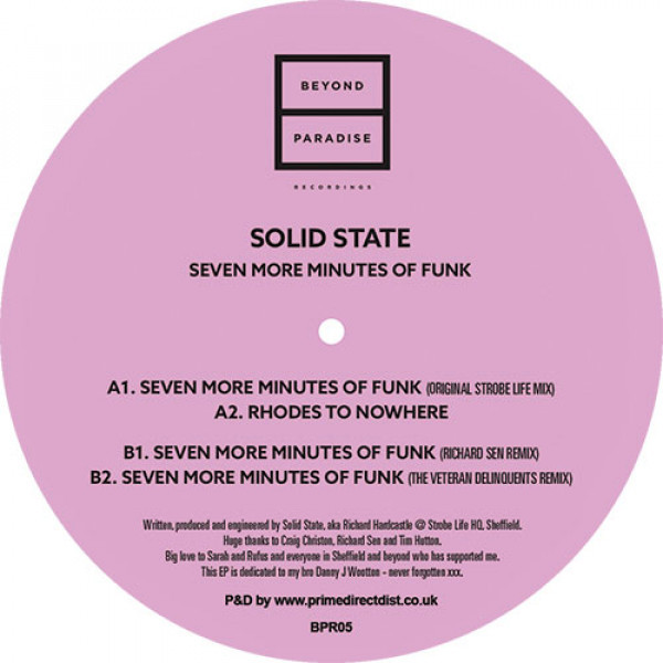 Solid State - Seven More Minutes Of Funk | Beyond Paradise Recordings (BPR005)