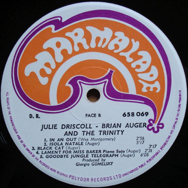 Julie Driscoll, Brian Auger & The Trinity - Julie Driscoll - Brian Auger And The Trinity | Marmalade (658 069) - 4