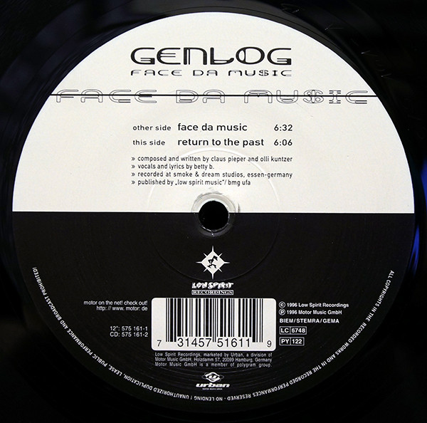 Genlog - Face Da Music | Low Spirit Recordings (575 161-1)