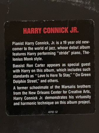 Harry Connick, Jr. - Harry Connick, Jr. | Columbia (FC 40702) - 4 Harry Connick, Jr. - Harry Connick, Jr. | Columbia (FC 40702) - 4