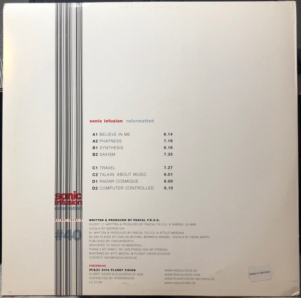 Sonic Infusion - Reformatted | Planet Vision (VISION#40) - 2 Sonic Infusion - Reformatted | Planet Vision (VISION#40) - 2