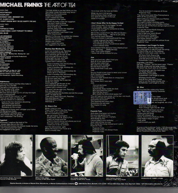 Michael Franks - The Art Of Tea | Reprise Records (MS 2230) - 2