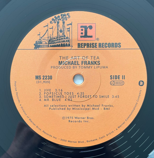 Michael Franks - The Art Of Tea | Reprise Records (MS 2230) - 3
