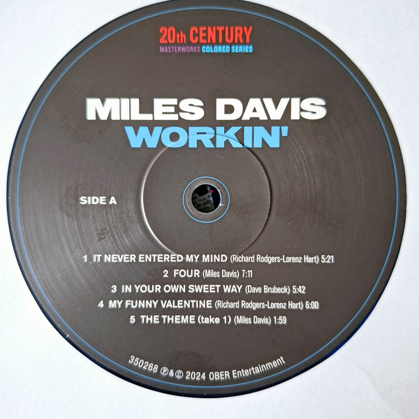 Miles Davis - Workin' | 20th Century Masterworks (350268) - 3