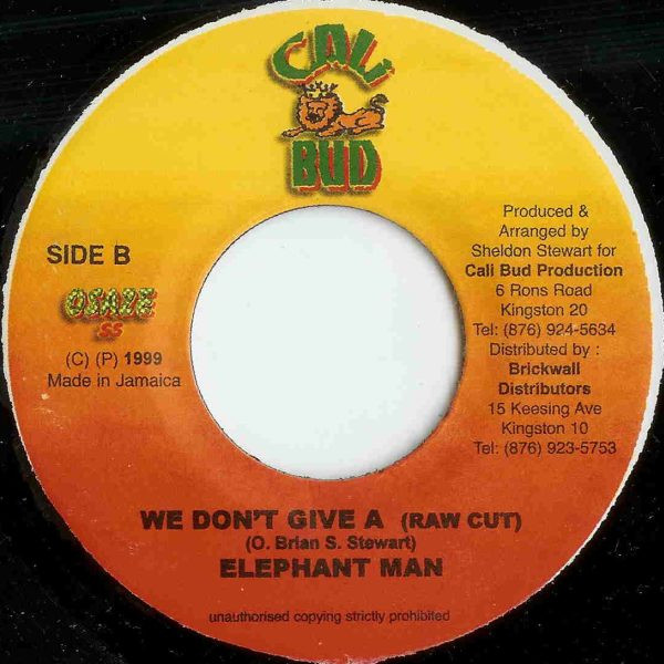 Elephant Man - We Don't Give A | Cali Bud (none)