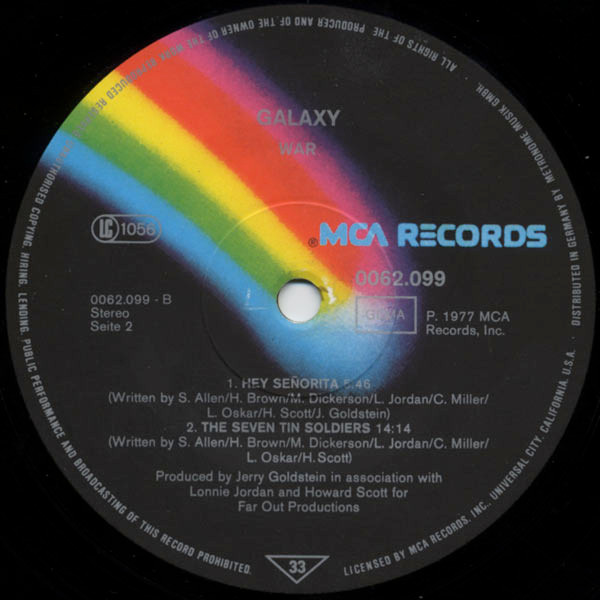 War - Galaxy | MCA Records (0062.099) - 4 War - Galaxy | MCA Records (0062.099) - 4