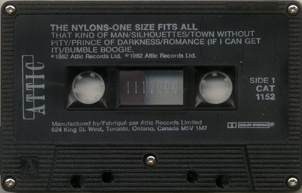 The Nylons - One Size Fits All | Attic (CAT 1152) - 4