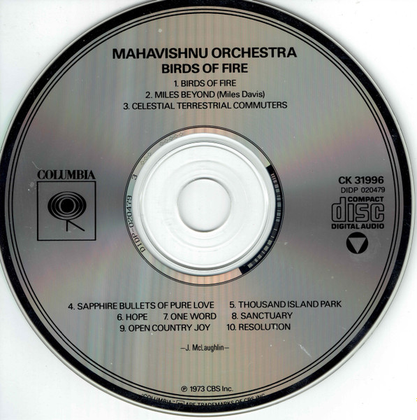 Mahavishnu Orchestra - Birds Of Fire | Columbia (CK 31996) - 3