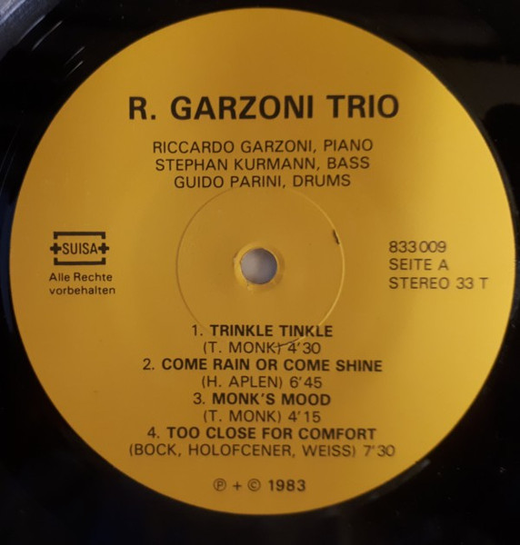 Riccardo Garzoni Trio - Copilots | Not On Label (833009) - 3
