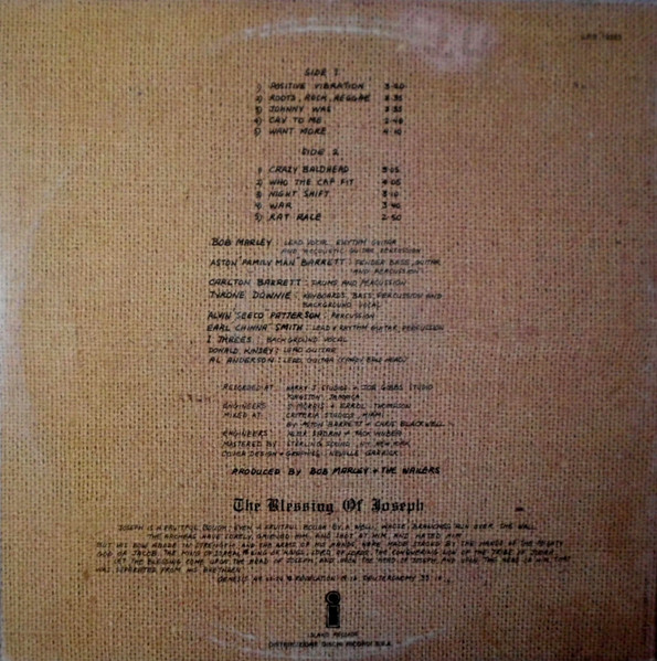 Bob Marley & The Wailers - Rastaman Vibration | Island Records (ILPS 19383) - 4