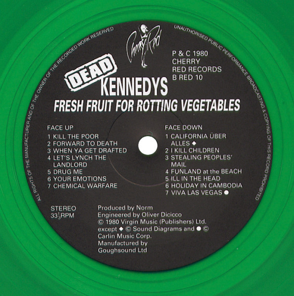Dead Kennedys - Fresh Fruit For Rotting Vegetables | Cherry Red (B RED 10) - 4