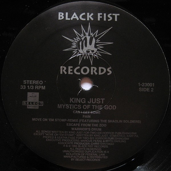 King Just - Mystics Of The God | Black Fist Records (1-23001) - 4 King Just - Mystics Of The God | Black Fist Records (1-23001) - 4