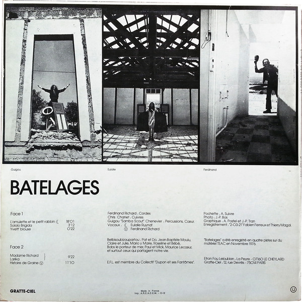 Etron Fou Leloublan - Batelages | Gratte-Ciel (CIEL 2001) - 2 Etron Fou Leloublan - Batelages | Gratte-Ciel (CIEL 2001) - 2