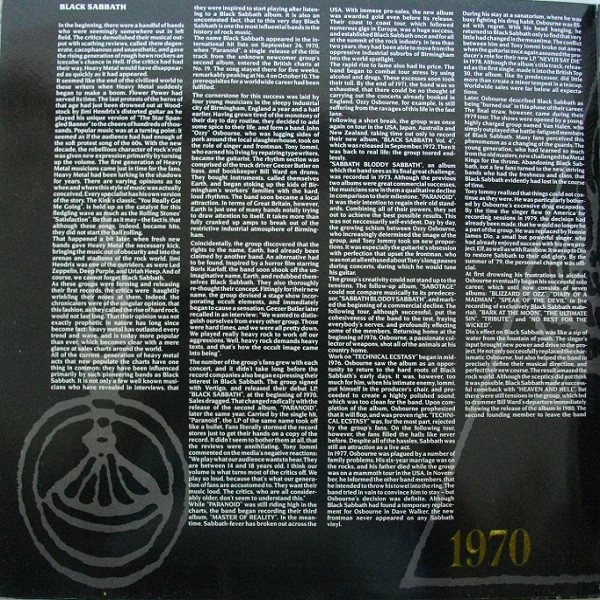 Black Sabbath - Blackest Sabbath: Black Sabbath 1970-1987 | Vertigo (838 818-1) - 2