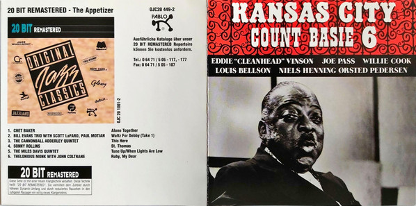 Count Basie 6 - Kansas City | Original Jazz Classics (OJC20 449-2) - 3