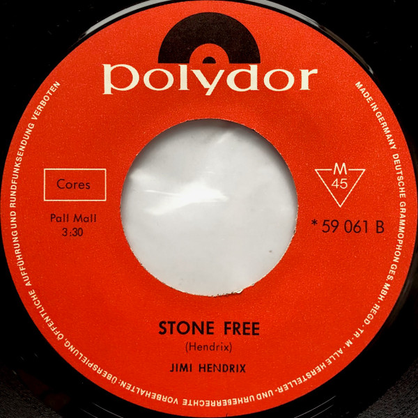 Jimi Hendrix - Hey Joe / Stone Free | Polydor (59 061) - 4