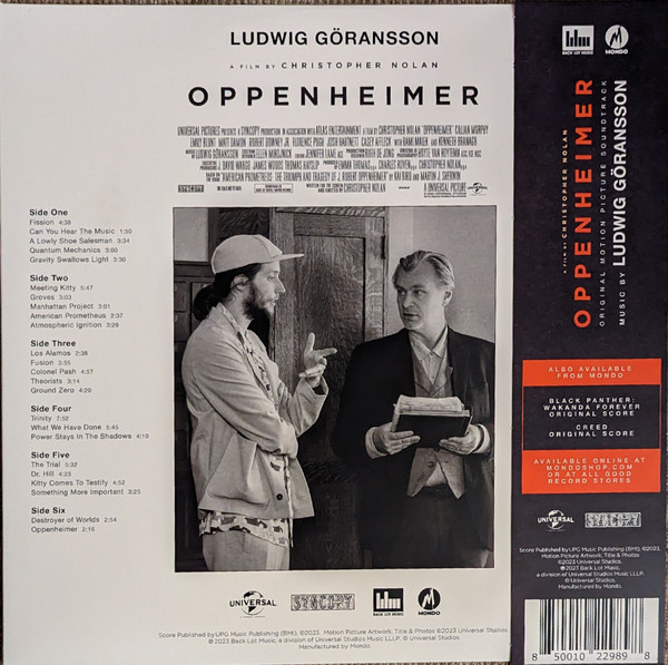 Ludwig Göransson - Oppenheimer (Original Motion Picture Soundtrack) | Mondo (MOND-300) - 2 Ludwig Göransson - Oppenheimer (Original Motion Picture Soundtrack) | Mondo (MOND-300) - 2